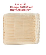 50 Heavy Absorbency Underpad X-Large 36x36 QUILTED Dog Puppy Training Pe... - £47.48 GBP