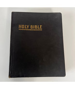 Vtg Large Hertel Blue Ribbon New Standard Reference Red Letter Holy Bibl... - $26.89 CAD