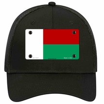 Madagascar Flag Novelty Black Mesh License Plate Hat - £22.80 GBP