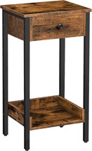 To Save Space, The Hoobro Nightstand, End Table, Tall Nightstand With Drawer And - £52.05 GBP