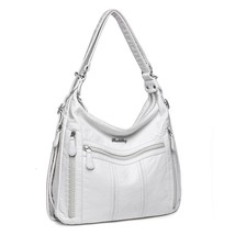 Large Capacity Women Handbag Pu Leather Crossbody Bag Female Multifunction Shoul - £38.64 GBP