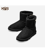KOS Waterfall II Women&#39;s Premium Australian Twin-Face Sheepskin Ankle Bo... - $1,633.69 MXN