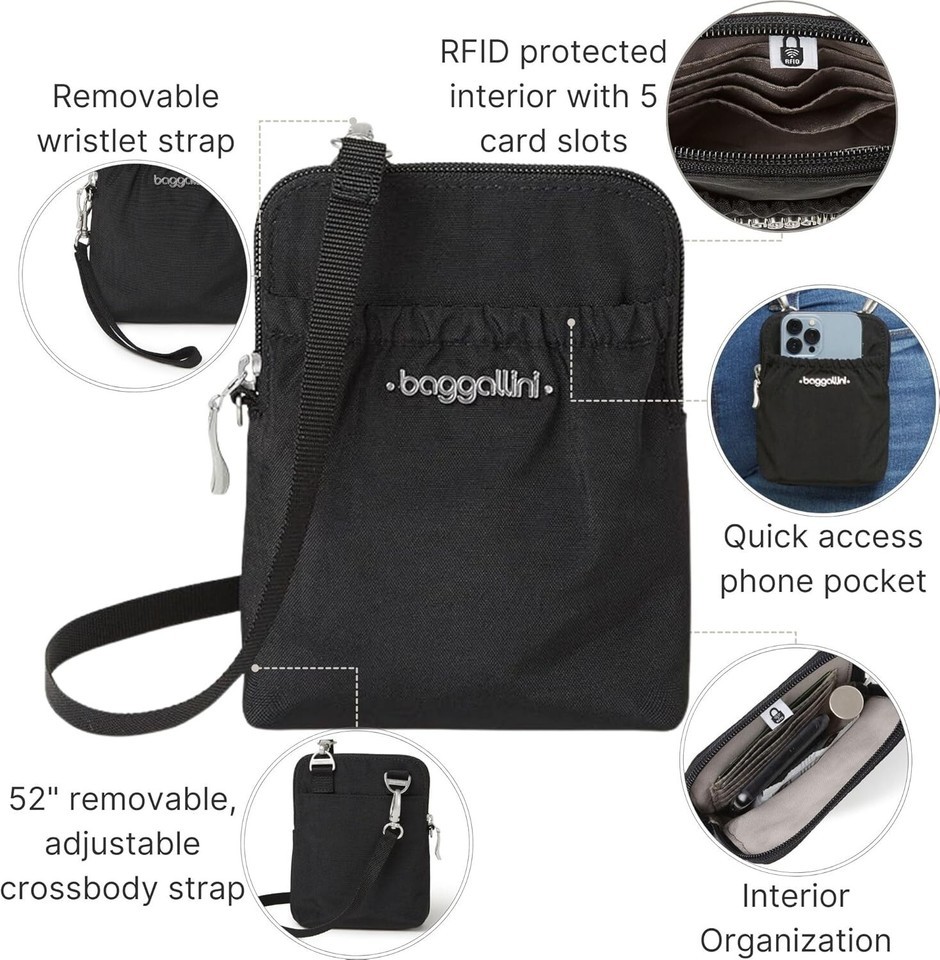 Stylish Women's Crossbody Bag - Lightweight Phone Purse with Multiple Card Slots Item image 6