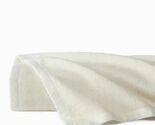 Sferra St Moritz Snow Twin Plush Blanket Solid 100% Combed Cotton Portug... - €147,40 EUR