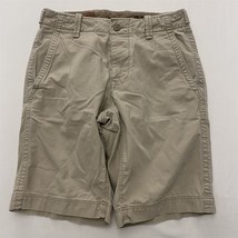 GAP 32 x 12 Cinch Waist Heavy Woven 100% Cotton Military Button Fly Shorts - £29.58 GBP