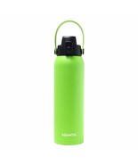 Aquatix Double Wall Insulated 32 Ounce Lime Bottle with Removable Strap ... - £20.98 GBP