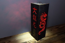 Asian Сontemporary Chinese Dragon Lamp | Chinese Style Red Dragon Sci-fi Lamp - £31.81 GBP