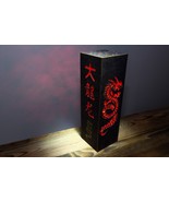 Asian Сontemporary Chinese Dragon Lamp | Chinese Style Red Dragon Sci-fi... - €34,41 EUR