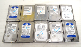 Lot of 10 1TB 3.5&quot;  HDD Mixed brands and types - £91.88 GBP