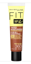 Maybelline Fit Me Tinted Moisturizer Natural Coverage Face Makeup 360 1 ... - $6.29