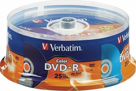 Verbatim DVD-R Life Series 25 Pack - $12.86