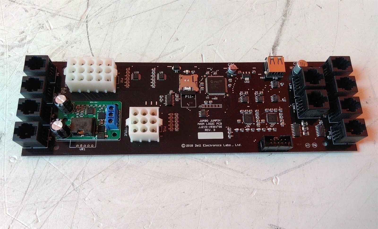 Defective Jumbo Jumpin&#39; Main Logic PCB JJ215-19301-00 AS-IS - $54.15