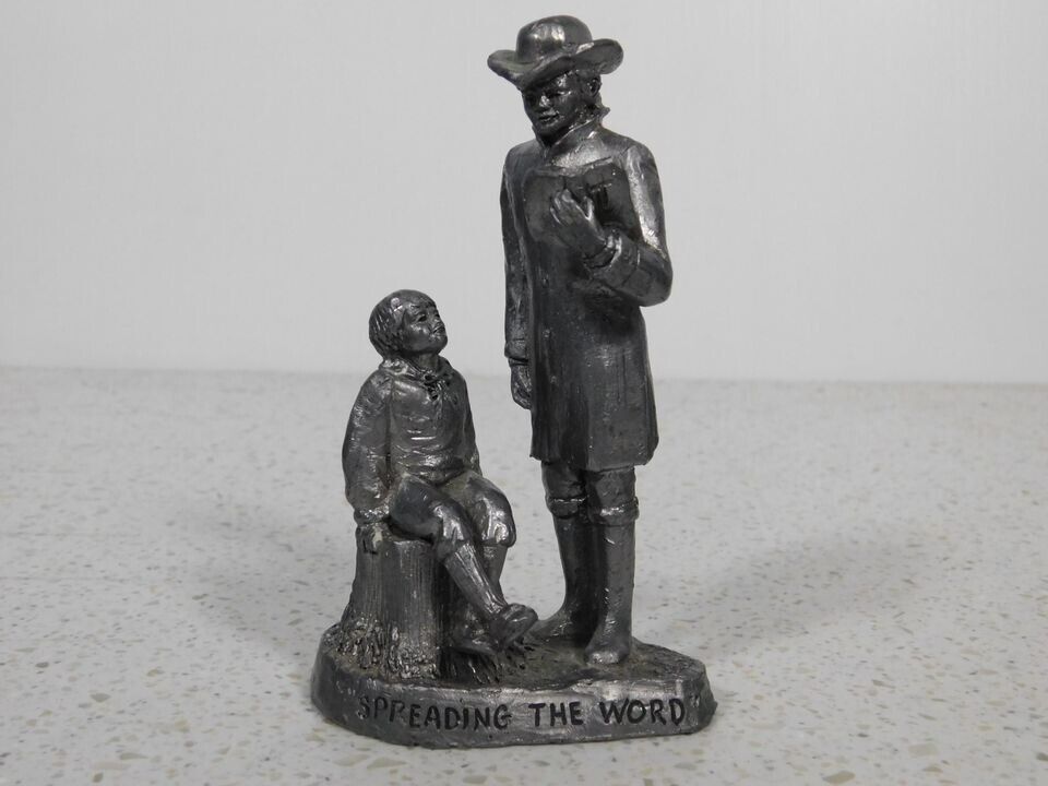 Primary image for Michael Ricker Spreading The Word Pewter Figurine #103