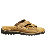 Vintage Skechers Slide Sandals Mens US 8 Brown Leather Comfort Slip On S... - $652.88 MXN