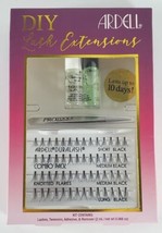 ARDELL DIY Lash Extensions Kit contains Lashes Tweezers Adhesive &amp; Remover  - £10.97 GBP
