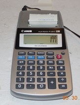 Canon Palm Printer Calculator P1-DH V W/ Big 12 Digit Display Tax &amp; Business AC - £19.46 GBP