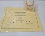 Ernie Banks Autographed Baseball With Certificate Of Autenticity - £93.39 GBP