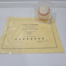 Ernie Banks Autographed Baseball With Certificate Of Autenticity - $118.75