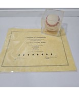 Ernie Banks Autographed Baseball With Certificate Of Autenticity - $2,223.01 MXN