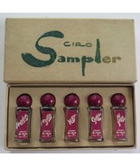Vintage Miniature Perfume CIRO SAMPLER Set 5 Empty Bottles in Original Box - £21.02 GBP