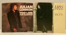Julian Lennon Too Late For Goodbyes / Valotte 45 Vinyl Record 7&quot; Singles... - £9.51 GBP