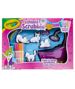 Crayola Scribble Scrubbie Pets Tub Set – 12pc Washable Marker Craft Kit - $54.45 CAD
