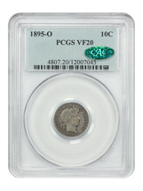 1895-O 10C PCGS/CAC VF20 - £1,421.48 GBP