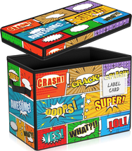 Comic Book Storage, Comic Book Box Foldable Comic Short Box with Pattern - £15.89 GBP+