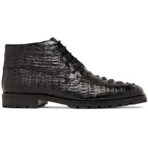 Marco Di Milano Genuine Caiman Crocodile Chukka Boot Martinelli Black image 2
