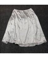Vintage Maidenform Satin Slip Nightwear Women XL White Something Special - £14.76 GBP