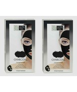 2 BOXES Charcoal Hydrogel face mask (3 facial treatment in Each Box) NEW... - £18.11 GBP