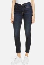 FRAME DENIM Le High Rise Skinny Size 28 Outseam Slit Jeans Copa Wash Wom... - $21.99