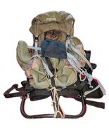 Vintage JANSPORT External Metal Frame Backpack Pack Hiking Camping Carso... - €63,93 EUR
