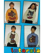 Child Adult Intarsia Tom &amp; Jerry Spike Tyke Knit Sweater Pattern 24-40  - £10.19 GBP
