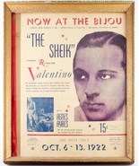 Original Movie Poster for &quot;The Sheik&quot; Starring Rudolph Valentino October... - £498.63 GBP