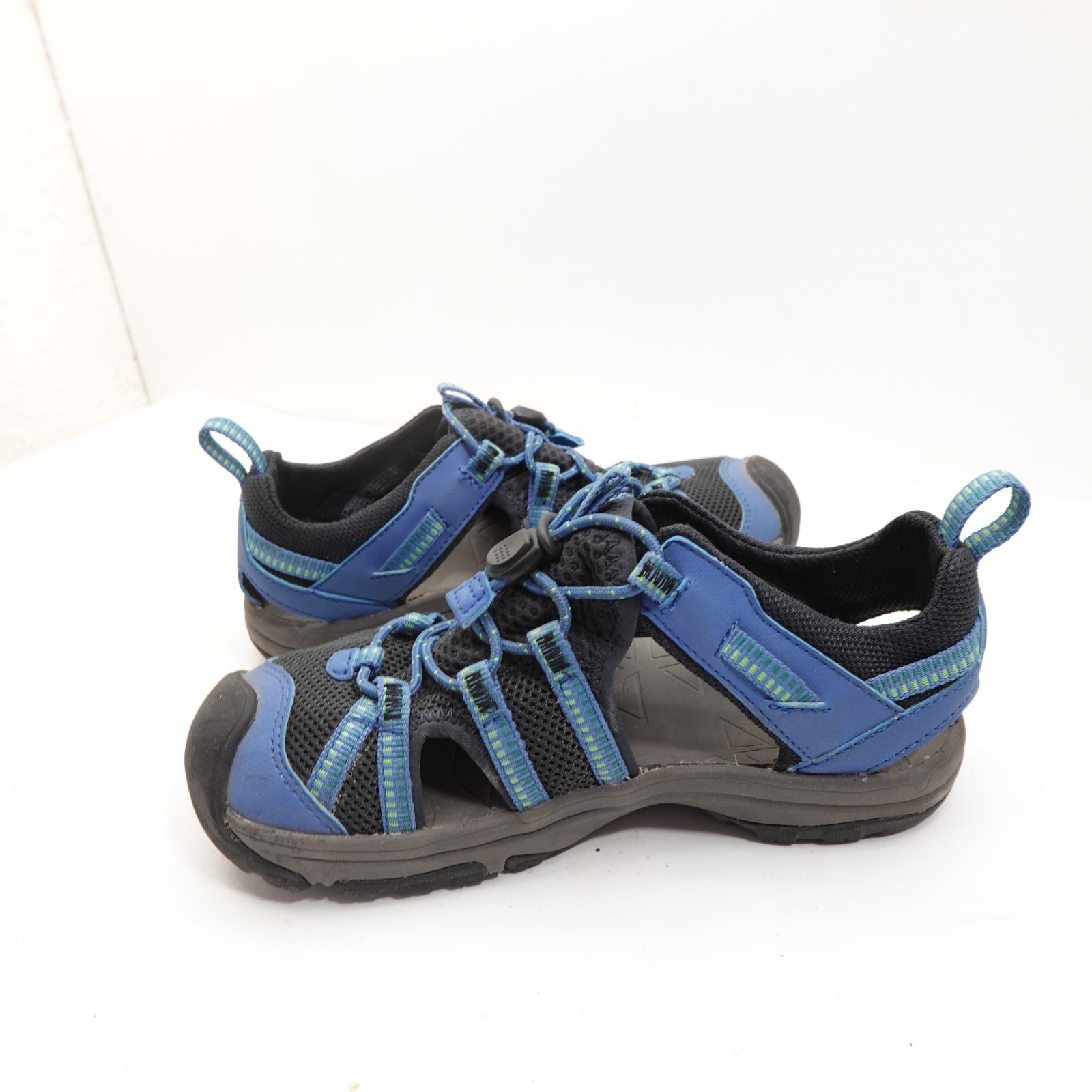 Teva Manatee Kids Sport Water Sandals Size 1 Blue Green Foam Beach Shoes Item image 10