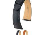 Hirsch Massai Ostrich Leather Watch Strap - Black - L - 18mm / 16mm - Sh... - £168.83 GBP