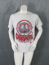 Detroit Red Wings Shirt (Retro) - 2002 Stanley Cup Champs Big Logo - Men&#39;s Large - £38.27 GBP