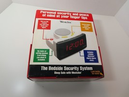 *NEW* Westclox The Bedside Security System Digital Alarm Clock Panic Saf... - $29.66