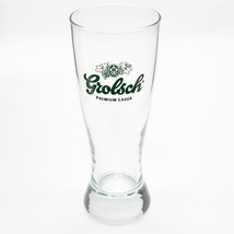 Grolsch Premium Lager Beer Clear Drinking Glass Vintage 7&quot; h 10 oz - $9.87