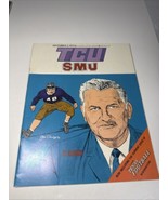 1972 football program TCU Horned Frogs VS SMU magazine - $26.55