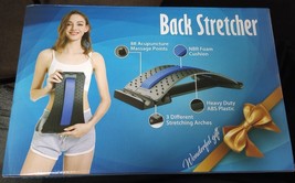 Back Stretcher Lumbar Massager Pain Relief Multi-Level Stretching Acupun... - $12.09