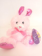 9&quot; Easter Bunny Pink Big Foot Baby Rabbit NWT Free Fast Shipping! - £6.60 GBP