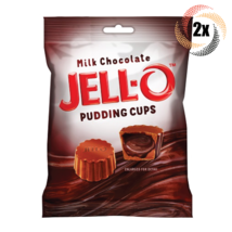 2x Bags Jell-O Milk Chocolate Pudding Cups Candy | 3.5oz | Fast Shipping - £9.80 GBP