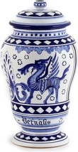 Apothecary Canister Deruta Majolica Adonis Vernalis Vase Ceramic - $329.00