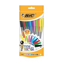 BIC 20 Cristal Multicolour Pen - Assorted (Pack of 20)  - £17.34 GBP