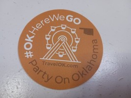 Party On Oklahoma #OK Here We Go Sticker Decal - £0.78 GBP