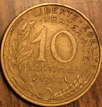 1963 France 10 Centimes Coin - £1.51 GBP