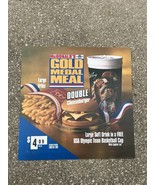 Vintage 1992 McDonald&#39;s Patrick Ewing Gold Medal Meal Dream Team Cup Sig... - $1,601.98 MXN