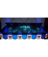 CUSTOM SKULL 40&quot; STAINED GLASS POOL TABLE LIGHT HANGING BAR GARAGE GAME ... - $1,399.95